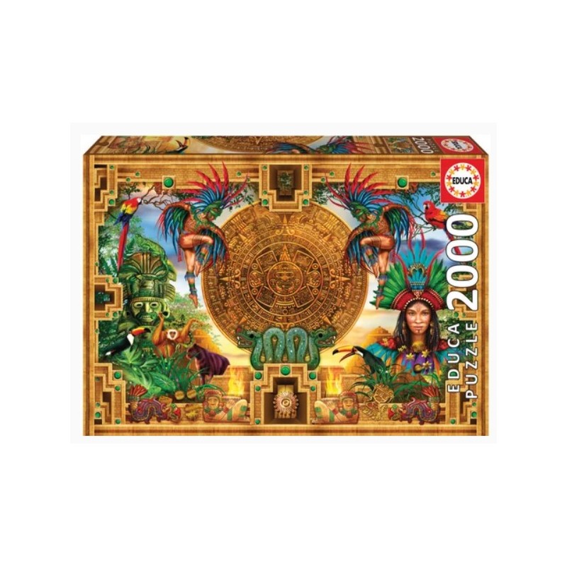 Educa - Puzzle 2000 pièces - Montage Aztèque Maya