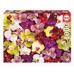 Educa - Puzzle 1000 pièces - Collage d'orchidées