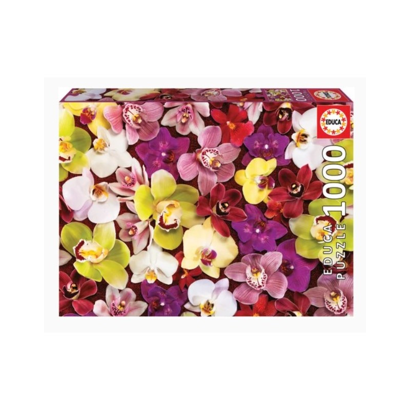 Educa - Puzzle 1000 pièces - Collage d'orchidées
