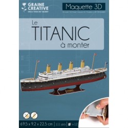 Graine créative - Puzzle 111 pièces - Maquette 3D - Titanic