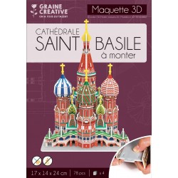 Graine Créative - Loisirs créatifs - Maquette 3D Cathédrale Saint Basil