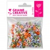 Graine Créative - Loisirs créatifs - 250 Perles alphabet - Multicolores