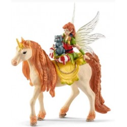 Schleich - 70567 - Fée Marween avec une licorne scintillante