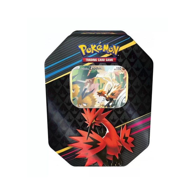 Asmodee - Cartes à collectionner - Pokemon - Boîte métal avec 4 boosters