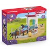 Schleich - 42611 - Horse Club - Box avec jument et son poulain