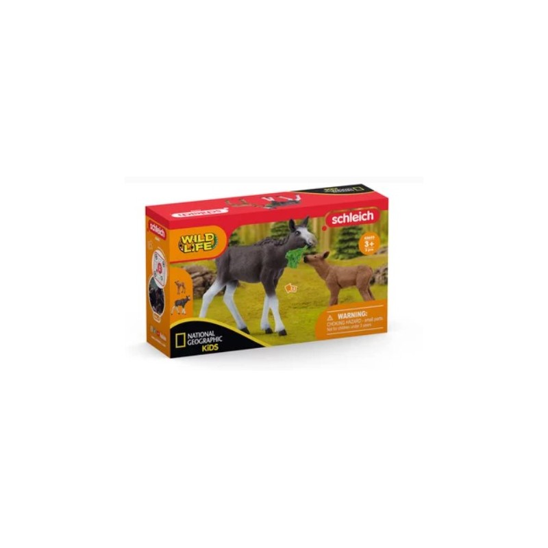 Schleich - 42603 - Wild Life - Famille d'Elan