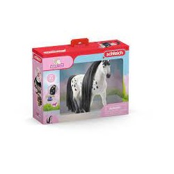 Schleich - 42622 - Horse club - Knabstrupper étalon à coiffer