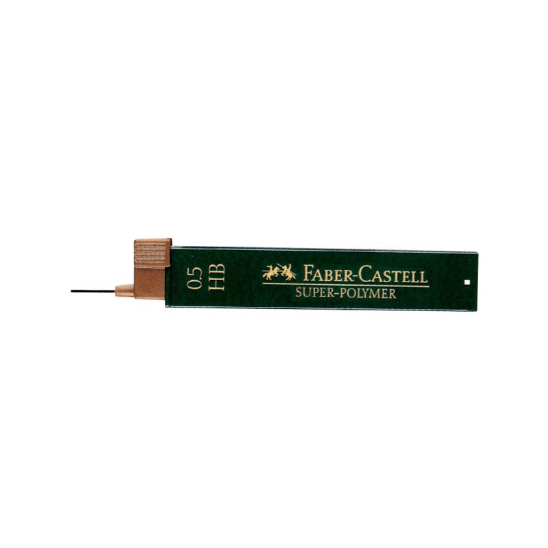 Faber Castell - Beaux arts - Etui de recharge de 12 mines HB pour porte mine - 0.5mm