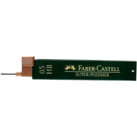 Faber Castell - Beaux arts - Etui de recharge de 12 mines HB pour porte mine - 0.5mm