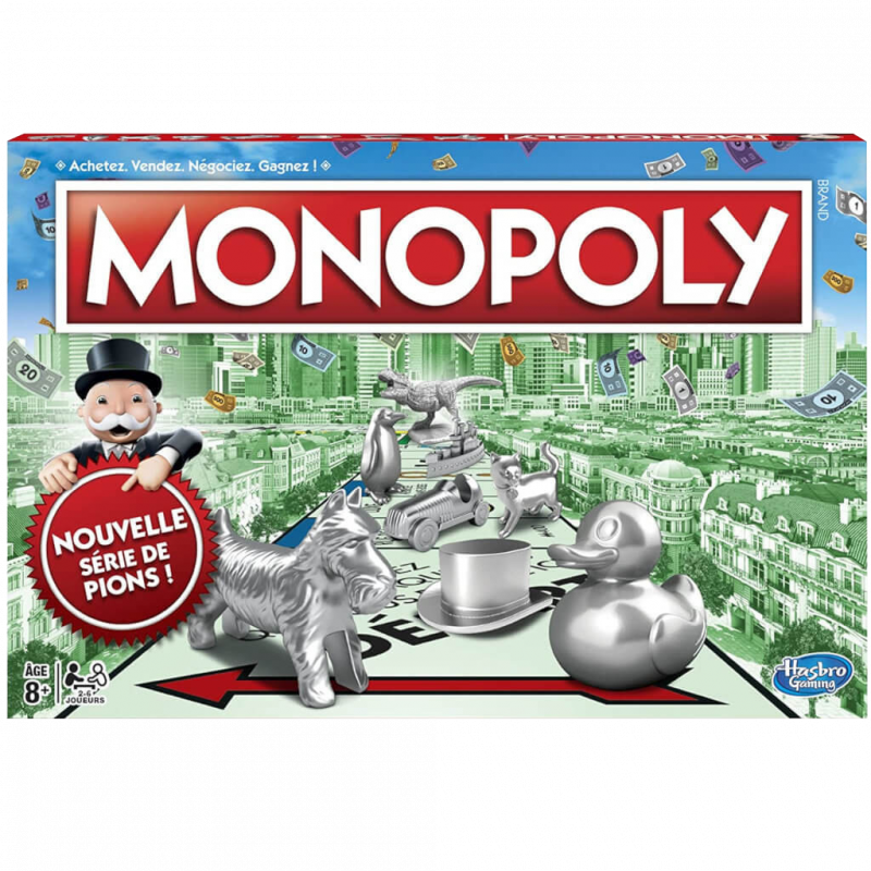 Hasbro - Jeu de société - Monopoly classique