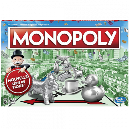 Hasbro - Jeu de société - Monopoly classique