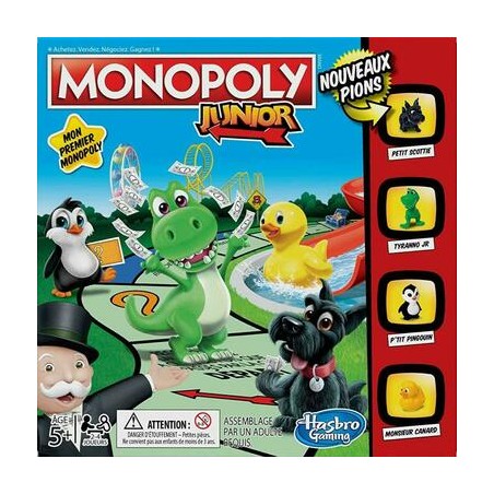 Hasbro - Jeu de société - Monopoly Junior
