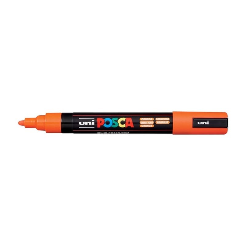 Posca - Marqueur PC-5M - Pointe conique moyenne - Orange foncé