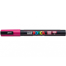 Posca - Marqueur PC-3M - Pointe conique fine - Rose fuschia