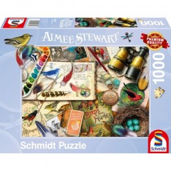 Schmidt - Puzzle 1000 pièces - Observation des oiseaux
