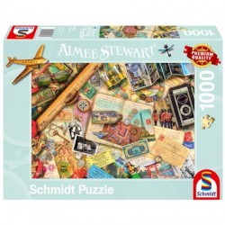 Schmidt - Puzzle 1000 pièces - Souvenirs de voyage
