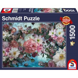 Schmidt - Puzzle 1500 pièces - Fleurs sous l'eau