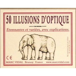 Marc Vidal - Jeu rétro - Coffret de 50 illusions d'optique