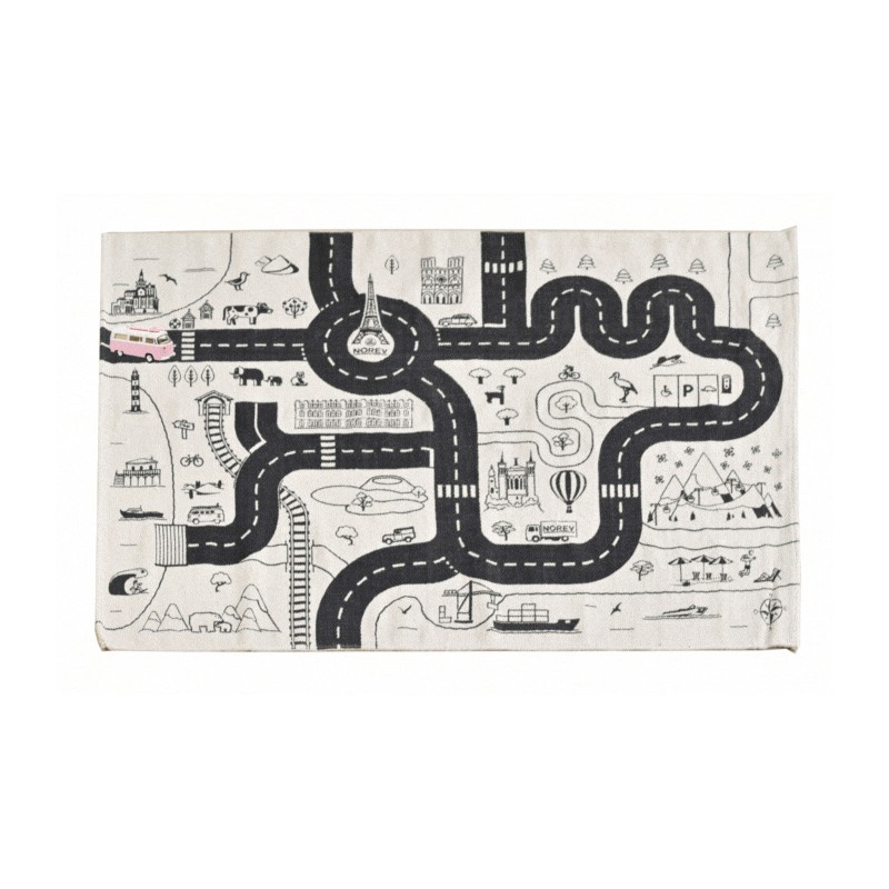 Norev - Accessoire - Tapis de jeu des routes de France