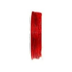 Graine Créative - Loisirs créatifs - Bobine de fil cablé métal rouge 0,5mm - 5 mètres