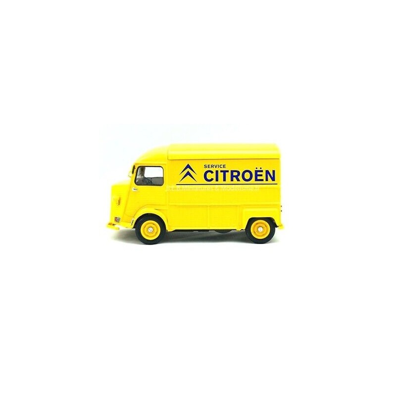 Norev - Véhicule miniature - Citroen Type H jaune Service Citroen