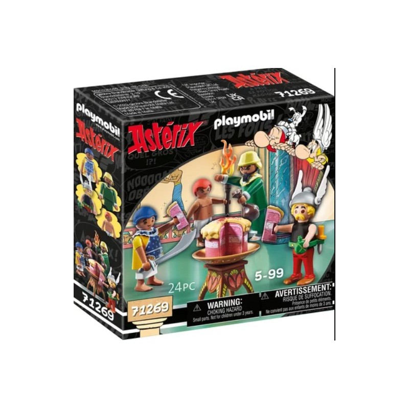 Playmobil - 71269 - Astérix - Le gâteau empoisonné d'Amonbofis