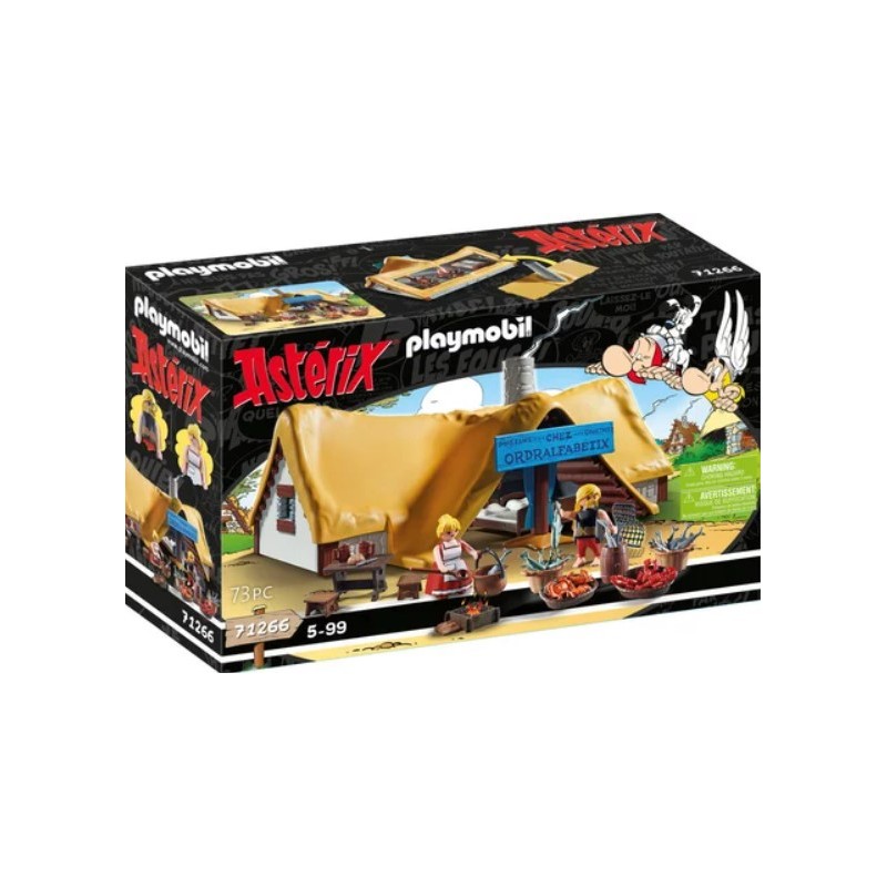 Playmobil - 71266 - Astérix - Hutte d'Ordralfabétix