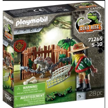 Playmobil - 71265 - Dino Rise - Bébé spinosaure et combattant