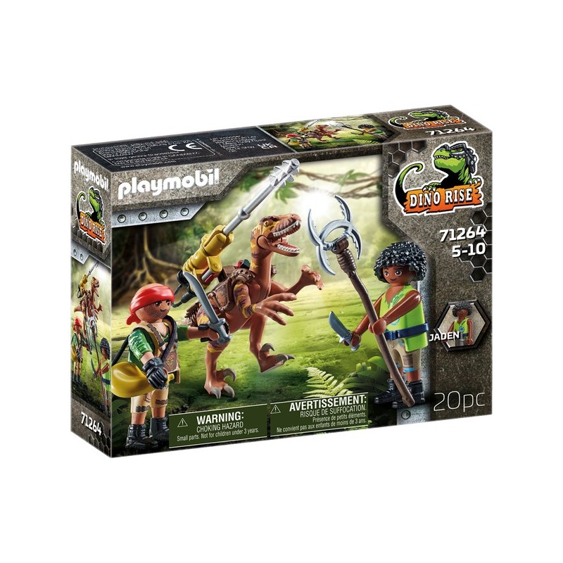 Playmobil - 71264 - Dino Rise - Deinonychus et guerriers