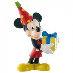 Bully - Figurine - 15338 - Disney - Mickey avec cadeau d'anniversaire
