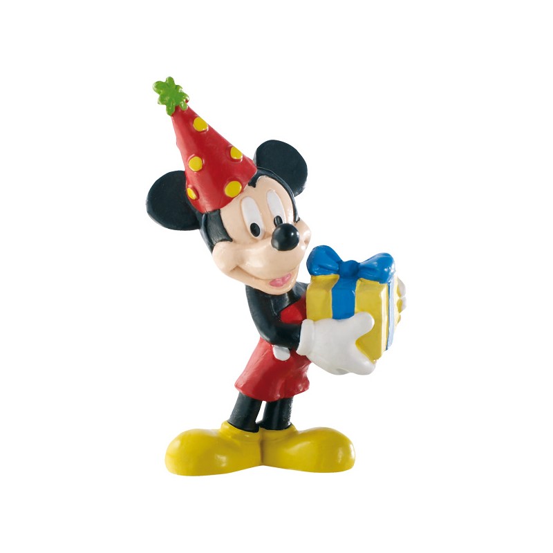 Bully - Figurine - 15338 - Disney - Mickey avec cadeau d'anniversaire