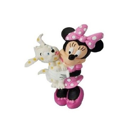 Bully - Figurine - 15329 - Disney - Minnie avec chien