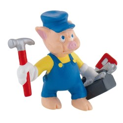 Bully - Figurine - 12492 - Disney - Le cochon Naf Naf bricoleur