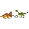 Schleich - 42217 - Dinosaures - Coffret avec Tricératops et Therizinosaure
