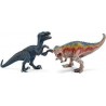 Schleich - 42216 - Dinosaures - Coffret avec Tyrannosaure Rex et Velociraptor