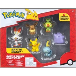 Pokemon - Pack de 6 figurines Pokemon