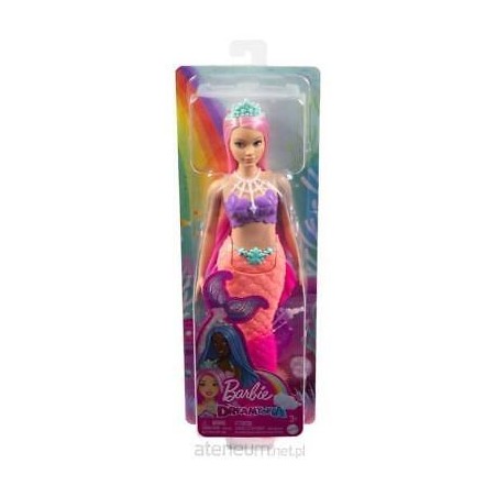 Mattel - Dreamtopia - Barbie sirène corail