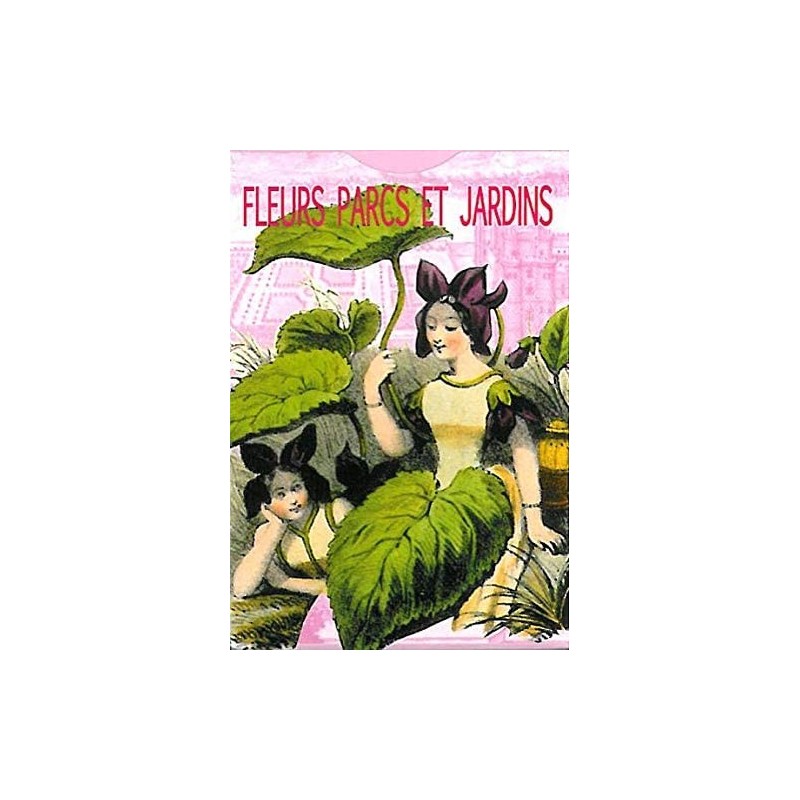 Jeu de société - Jeu de 54 cartes - Fleurs parcs et jardins