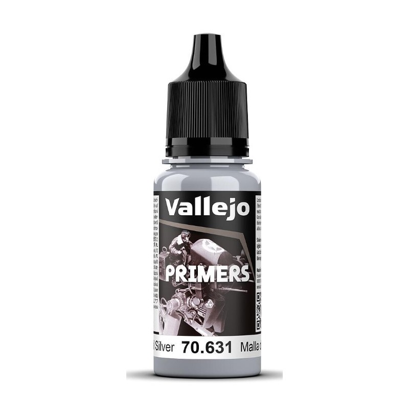 Vallejo - Peinture modélisme - 70631 - Argent Cotte de Maille - Primer