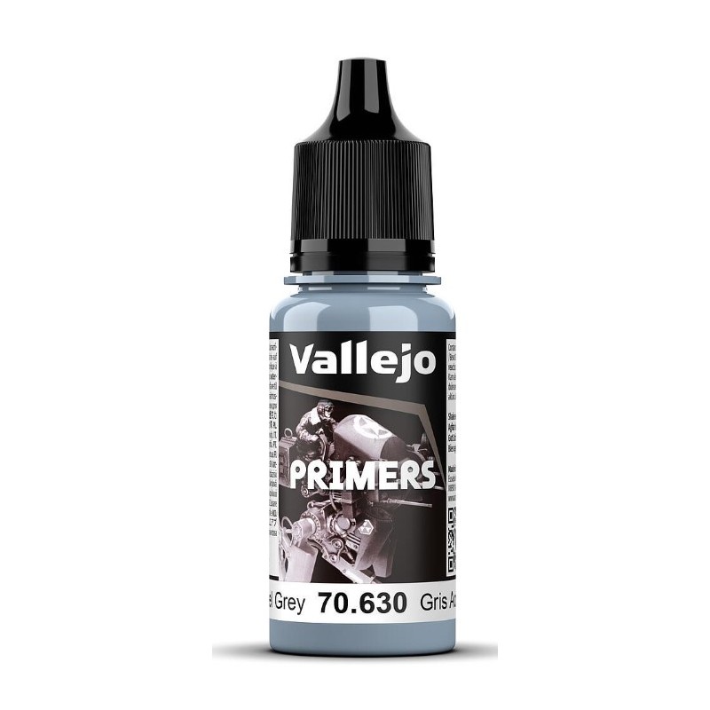 Vallejo - Peinture modélisme - 70630 - Base Gris Acier - Primer Steel Grey