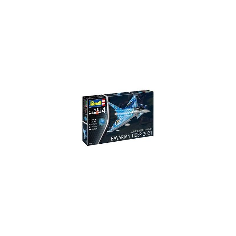 Revell - Maquette d'avion - Eurofigther typhoon Bavarian Tiger 2021