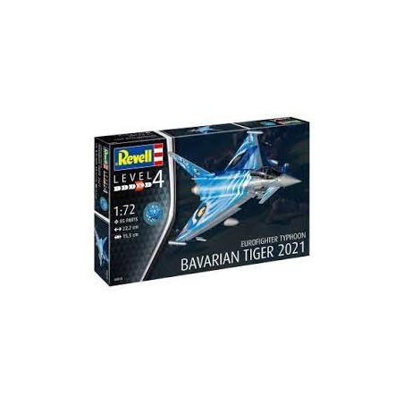Revell - Maquette d'avion - Eurofigther typhoon Bavarian Tiger 2021