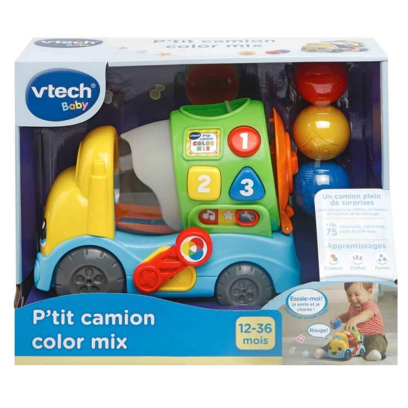 Vtech - Jouet électronique - P'tit camion color mix