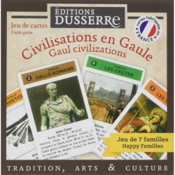 Jeu de société - Jeu de 7 familles - Civilisations de la Gaule