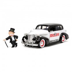 Solido - Miniature - Voiture Monopoly avec figurine noire et blanche