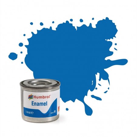 Humbrol - Enamel H52 - Peinture - Bleu baltique métallisé - 14 ml