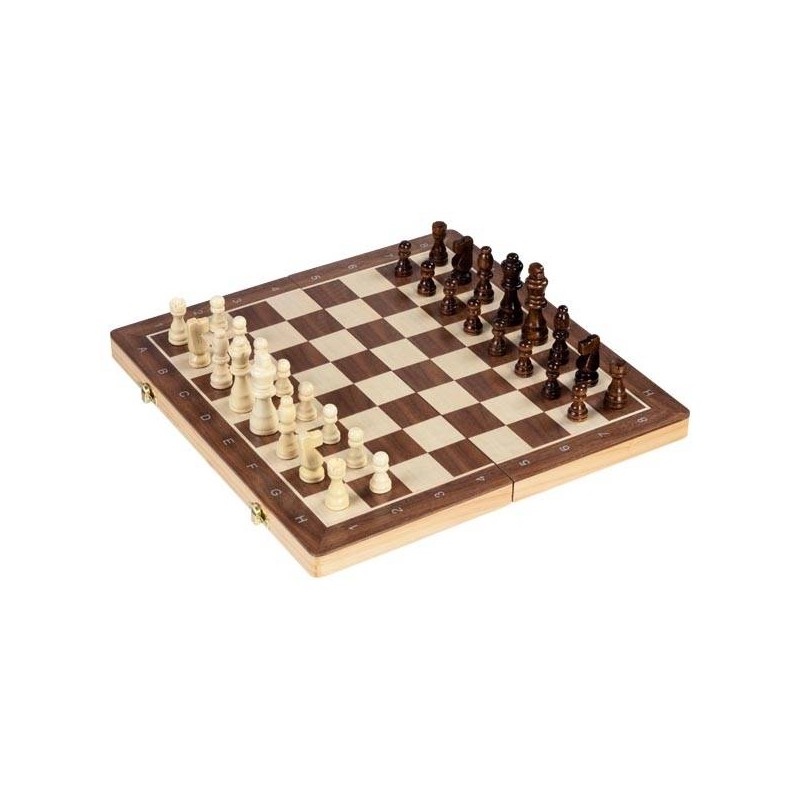 Goki - Jeu de société - Jeu d'échecs en bois - 38 cm
