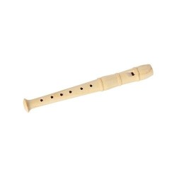 Goki - Instrument de musique - Flute à bec en bois - 20 cm