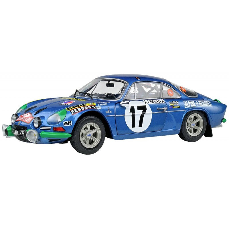 Solido - Miniature - Renault Alpine A110 1600S Rallye Monte Carlo 1972 - 1:18