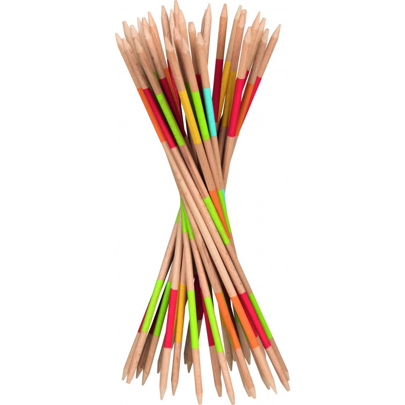 Goki - Jeu de société - Jeu de mikado en bois - 27 cm